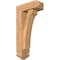 Ekena Millwork Legacy Arts and Crafts Smooth Bracket w/ Offset Brace, Western Red Cedar, 5 1/2"W x 14"D x 26"H BKT0604X14X26LEC03SWR - alternate 1